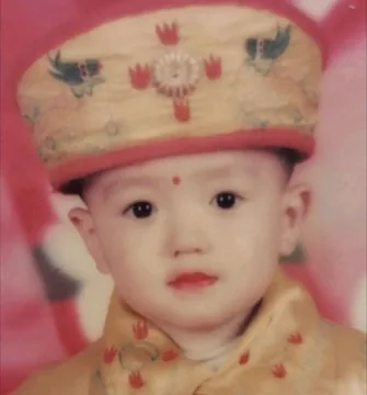 Zhen Yang as a kid